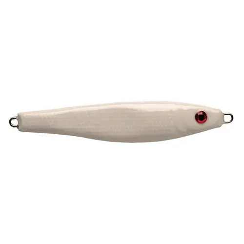 Halibut Drop Fishing Jig, 14 oz. Chrome / White Glow Belly Halibut Drop Fishing Jig, 14 oz. Chrome / White Glow Belly