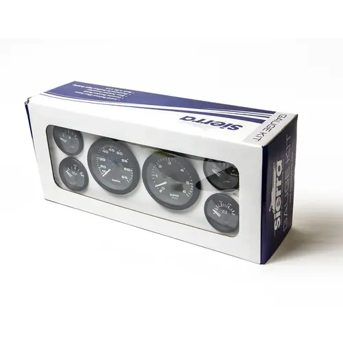 Premier Pro Series Inboard/Sterndrive 6 Gauge Set Black Premier Pro Series Inboard/Sterndrive 6 Gauge Set Black