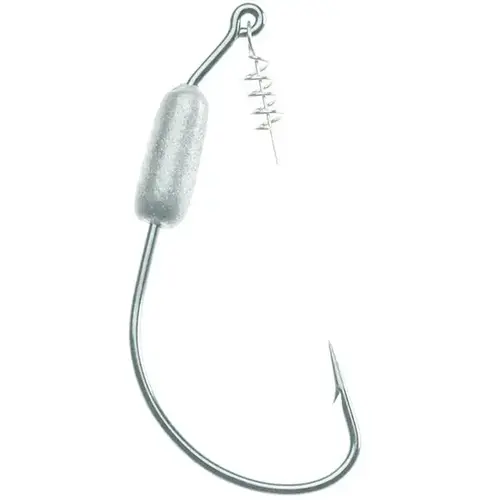 Ultra Point, Power Lock Plus, Weighted Hook With Spring Gripper, Size 3/0, 3-Pack Black Chrome Ultra Point, Power Lock Plus, Weighted Hook With Spring Gripper, Size 3/0, 3-Pack Black Chrome