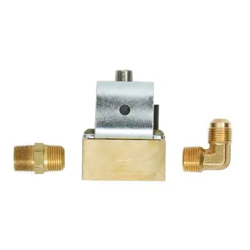 24V Low-Pressure Brass Solenoid Valve, 1/4" 24V Low-Pressure Brass Solenoid Valve, 1/4"