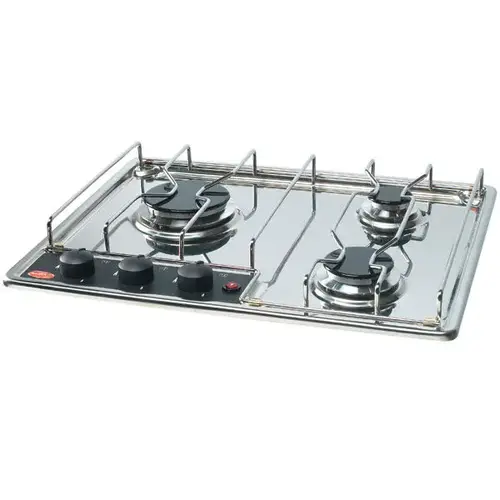 Three-Burner Built-In Propane Cooktop Three-Burner Built-In Propane Cooktop