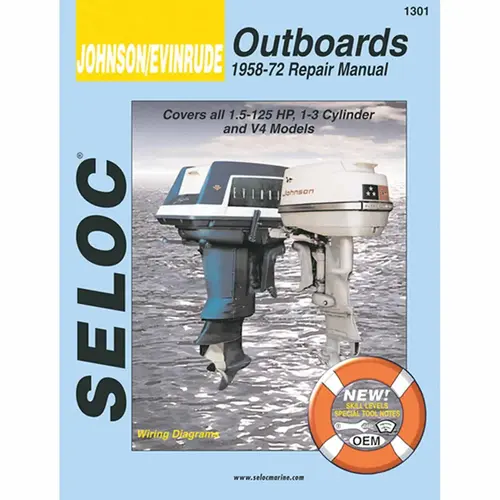 Repair Maunual - Johnson/Evinrude Outboard 1958-72, All 2-stroke engines, HP All Repair Maunual - Johnson/Evinrude Outboard 1958-72, All 2-stroke engines, HP All