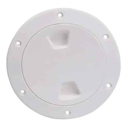 6" Screw-in Deck Plate White 6" Screw-in Deck Plate White