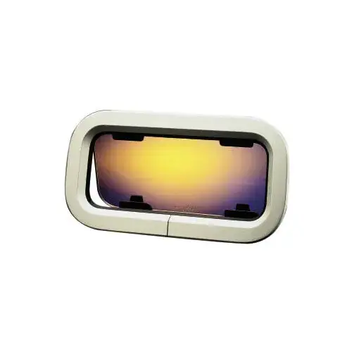 Size 1 Portlight, Ivory Trim, 6-3/4"H x 13-5/8"W Cutout Size 1 Portlight, Ivory Trim, 6-3/4"H x 13-5/8"W Cutout