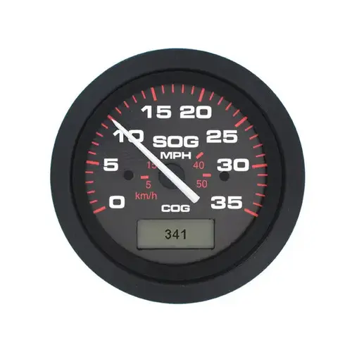 Amega Series GPS Speedometer, 35 mph Black Amega Series GPS Speedometer, 35 mph Black
