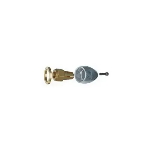 Aluminum Prop Nut Enhanced Protection Anode Propeller Nut Assembly for Mercruiser, 1.87" x 3" Aluminum Prop Nut Enhanced Protection Anode Propeller Nut Assembly for Mercruiser, 1.87" x 3"