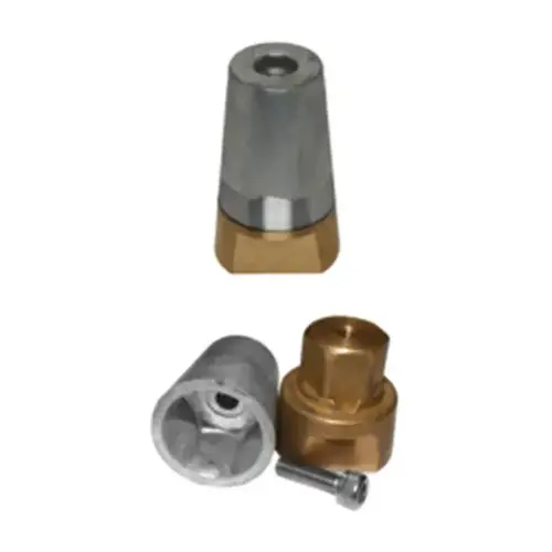 Radice Zinc Prop Nut Anodes, 0.43" ID, 3.3" OD, 3.8" Height Radice Zinc Prop Nut Anodes, 0.43" ID, 3.3" OD, 3.8" Height