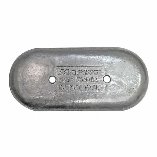 Bolt-On Zinc Hull Anode, 6.25" x 14" x 1.25" Bolt-On Zinc Hull Anode, 6.25" x 14" x 1.25"