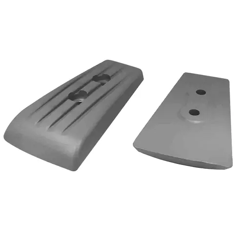 Aluminum Bar/Plate Anode for Volvo, 3.07" x 5.2" x 0.77" Aluminum Bar/Plate Anode for Volvo, 3.07" x 5.2" x 0.77"