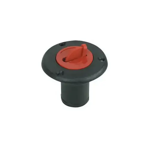 Nylon Deck Fill Cap with Red Color Coded Cap for Gas Hose, 1 1/2" Nylon Deck Fill Cap with Red Color Coded Cap for Gas Hose, 1 1/2"