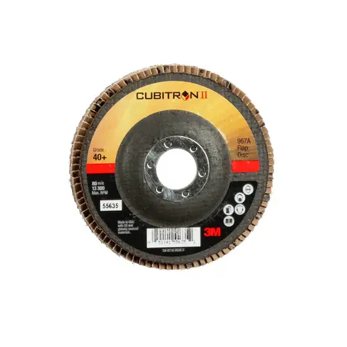 Cubitron II Ceramic Flap Disc, 4 1/2", 40 Grit Cubitron II Ceramic Flap Disc, 4 1/2", 40 Grit
