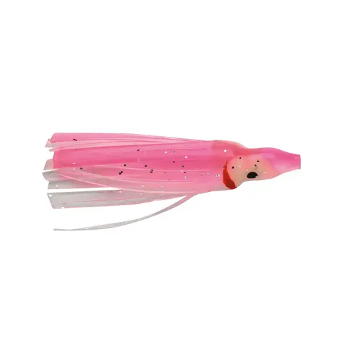 Sunrise Squid Trolling Lures Pink Clear Silver Sunrise Squid Trolling Lures Pink Clear Silver