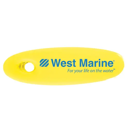 Oval Key Float, Yellow Oval Key Float, Yellow