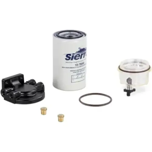 Fuel Water Separator Kit 10-micron 3/8" Aluminum Head w/plastic bowl Fuel Water Separator Kit 10-micron 3/8" Aluminum Head w/plastic bowl