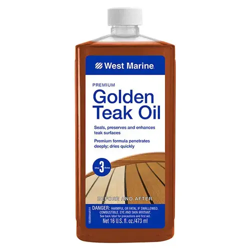Premium Golden Teak Oil, Pint Premium Golden Teak Oil, Pint