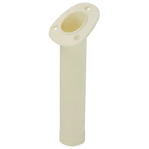 Nylon Flush Mount Rod Holder White Nylon Flush Mount Rod Holder White