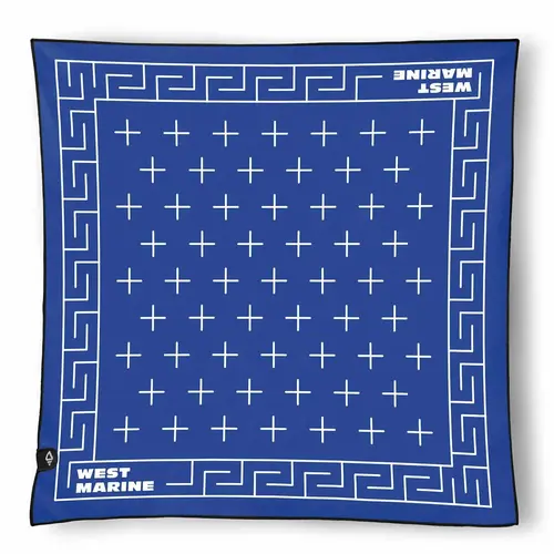 Bandana Towel, West Marine Barton Royal Blue Bandana Towel, West Marine Barton Royal Blue