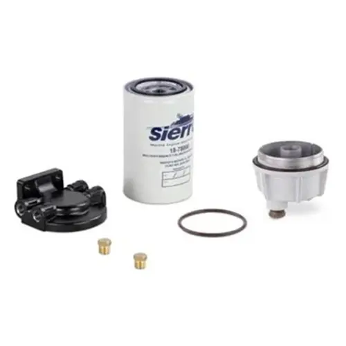 Fuel Water Separator Kit 10-micron 3/8" Aluminum Head w/metal bowl Fuel Water Separator Kit 10-micron 3/8" Aluminum Head w/metal bowl