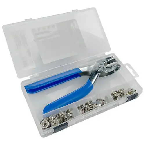 Canvas Snap Repair Kit with Plier Tool, 73 Piece Canvas Snap Repair Kit with Plier Tool, 73 Piece