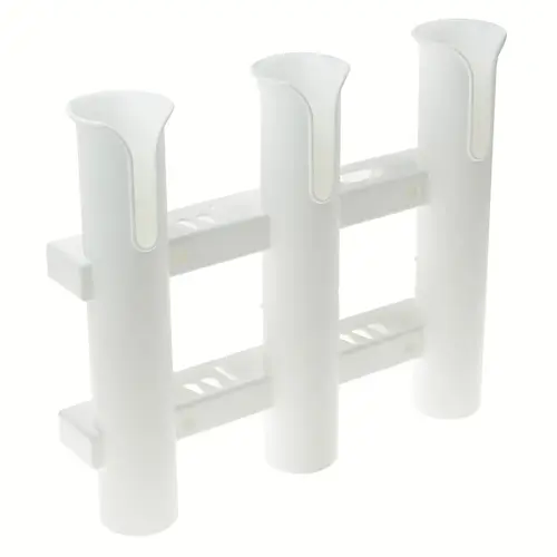Rod Holder, 3 Rack White Rod Holder, 3 Rack White