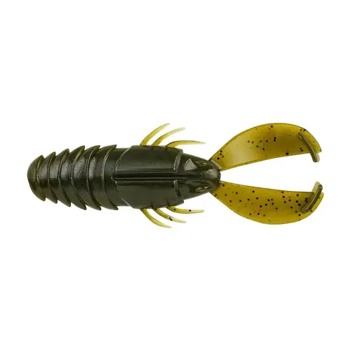 PowerBait Soft Plastic Crash Craw Fishing Lure, 3.5", Green Pumpkin, Pack of 8 PowerBait Soft Plastic Crash Craw Fishing Lure, 3.5", Green Pumpkin, Pack of 8