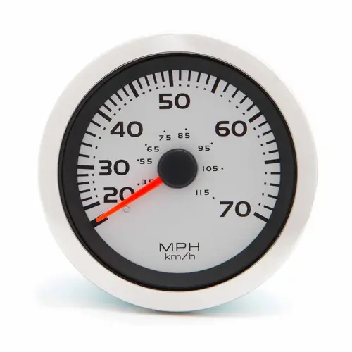 Argent Pro Series Speedometer, 70 mph Gray Argent Pro Series Speedometer, 70 mph Gray