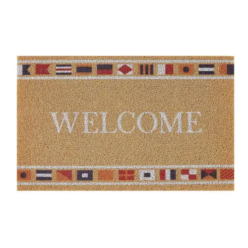 18" x 30" Welcome Flag Boarding Mat 18" x 30" Welcome Flag Boarding Mat