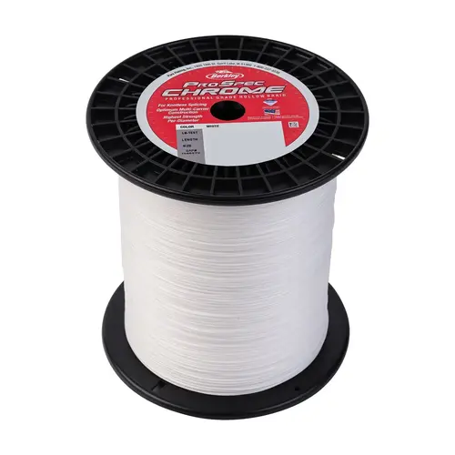 Hollow Braid Fishing Line, 80 lb Test, 3000 yd, White Hollow Braid Fishing Line, 80 lb Test, 3000 yd, White