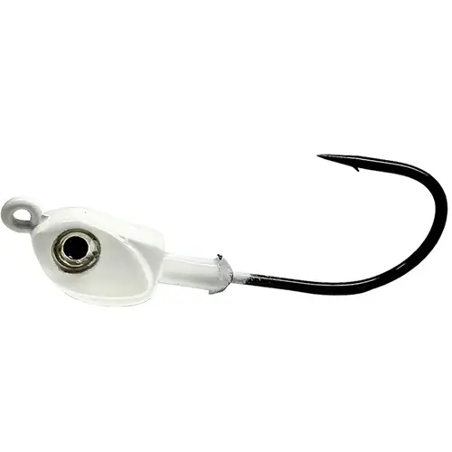 1/2 oz. Shallow Water Series Jig Head, White 1/2 oz. Shallow Water Series Jig Head, White
