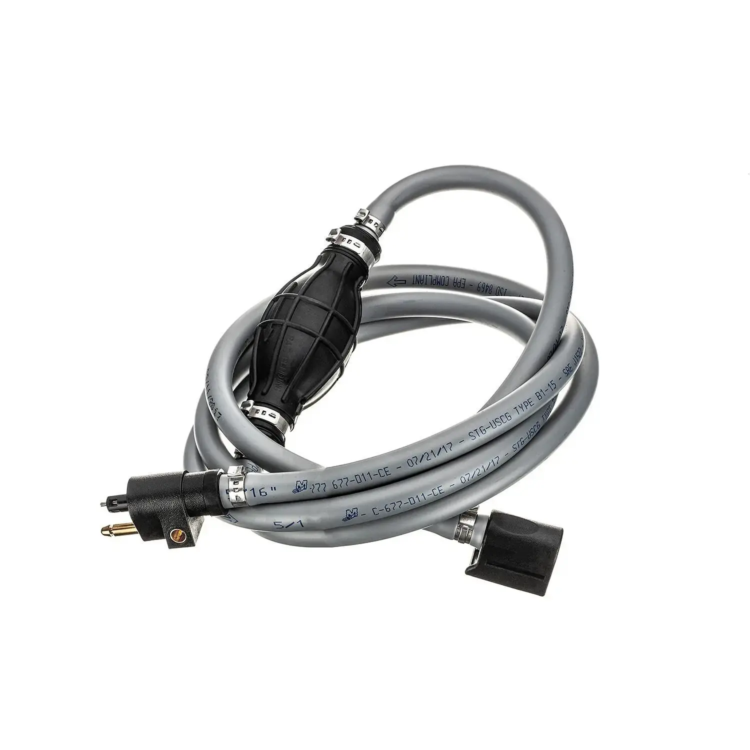 Quicksilver Fuel Line Assembly 8 Ft. Long w/ Primer Bulb 8M0061885 Quicksilver Fuel Line Assembly 8 Ft. Long w/ Primer Bulb 8M0061885