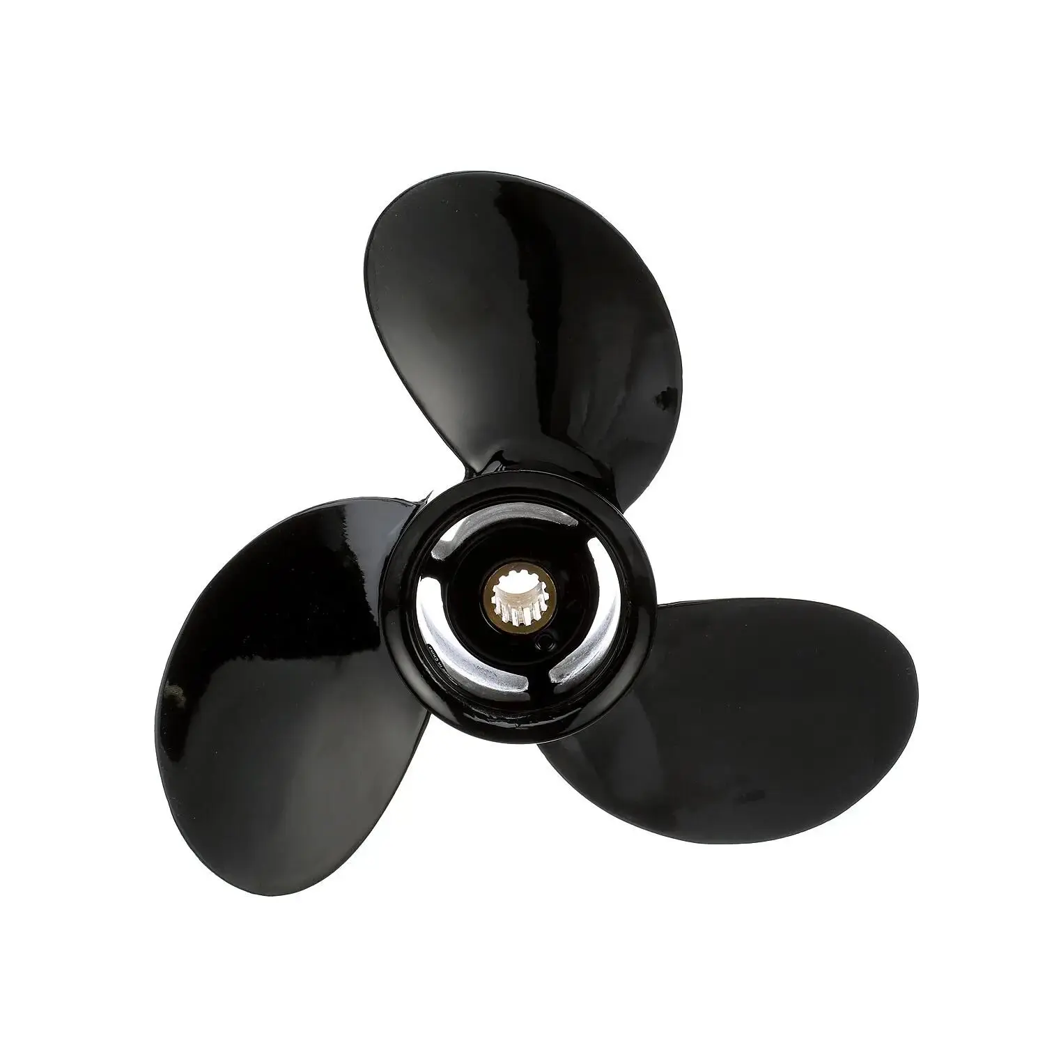 Quicksilver Black Diamond 3-Blade Aluminum Propeller 9.25 Diameter x 9 Pitch Right Hand Rotation QA2173R