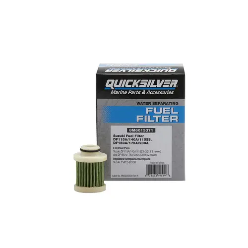 Quicksilver 8M6013371 Fuel Filter, Suzuki DF115A/140A/115SS & DF150A/175A/200A Quicksilver 8M6013371 Fuel Filter, Suzuki DF115A/140A/115SS & DF150A/175A/200A
