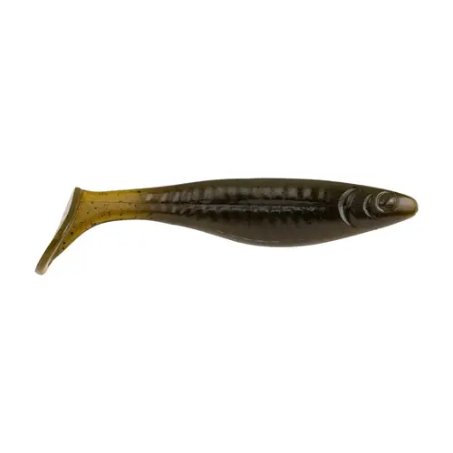 Soft Plastic Swimbait, 4.6", Green Pumpkin, The Champ Swimmer Soft Plastic Swimbait, 4.6", Green Pumpkin, The Champ Swimmer
