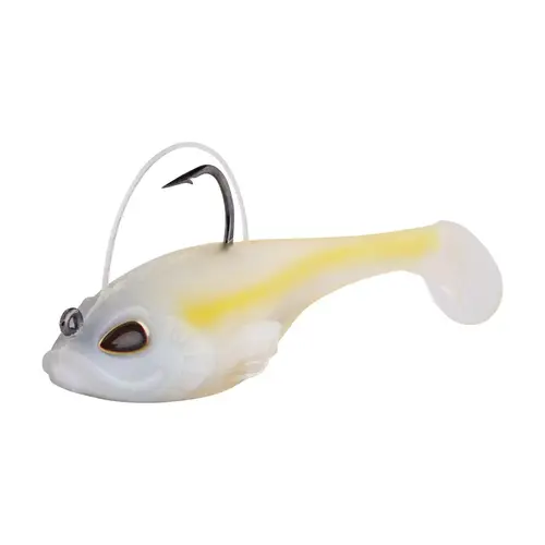 PowerBait Atomic Teasers Pre-Rigged Soft Bait, 3.75" HD Chartreuse Shad PowerBait Atomic Teasers Pre-Rigged Soft Bait, 3.75" HD Chartreuse Shad