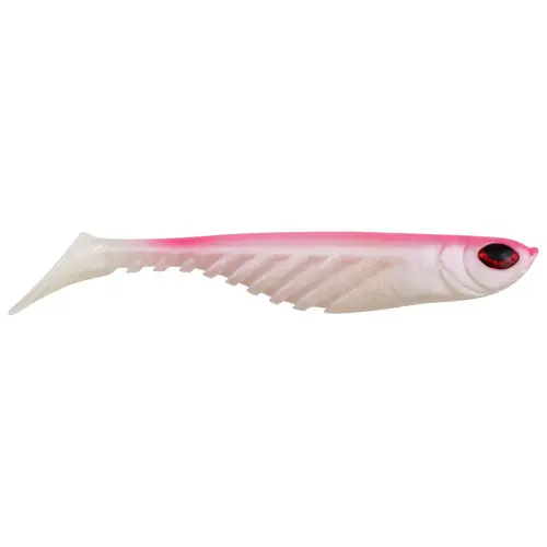 PowerBait Ripple Shad Soft Plastic Lure, 4 inch, Pink Shine PowerBait Ripple Shad Soft Plastic Lure, 4 inch, Pink Shine