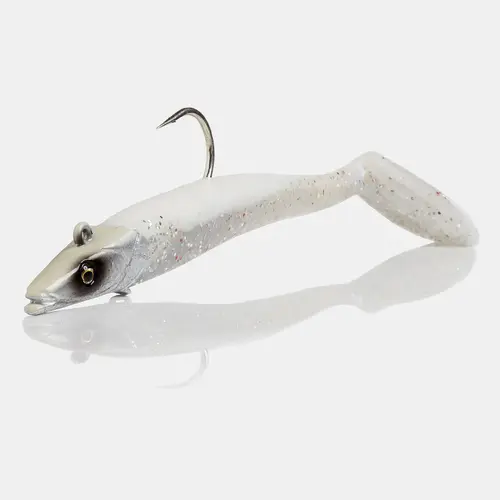 8" SavGear Sandeel, Pearl White, 2-Pack 8" SavGear Sandeel, Pearl White, 2-Pack