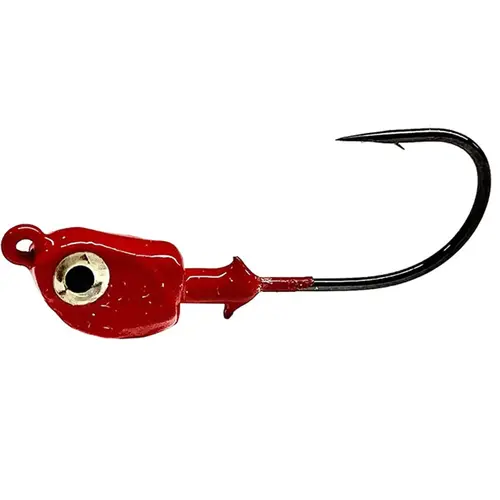 1/2 oz. Shallow Water Series Jig Head, Red 1/2 oz. Shallow Water Series Jig Head, Red