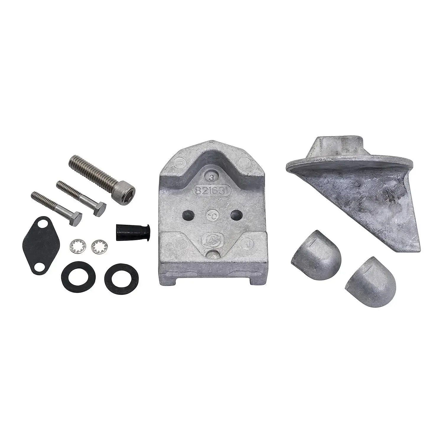 Quicksilver Aluminum Anode Kit for MerCruiser MR and Alpha One Drives 888756Q04
