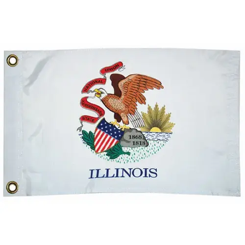 Illinois State Flag, 12" x 18" Illinois State Flag, 12" x 18"