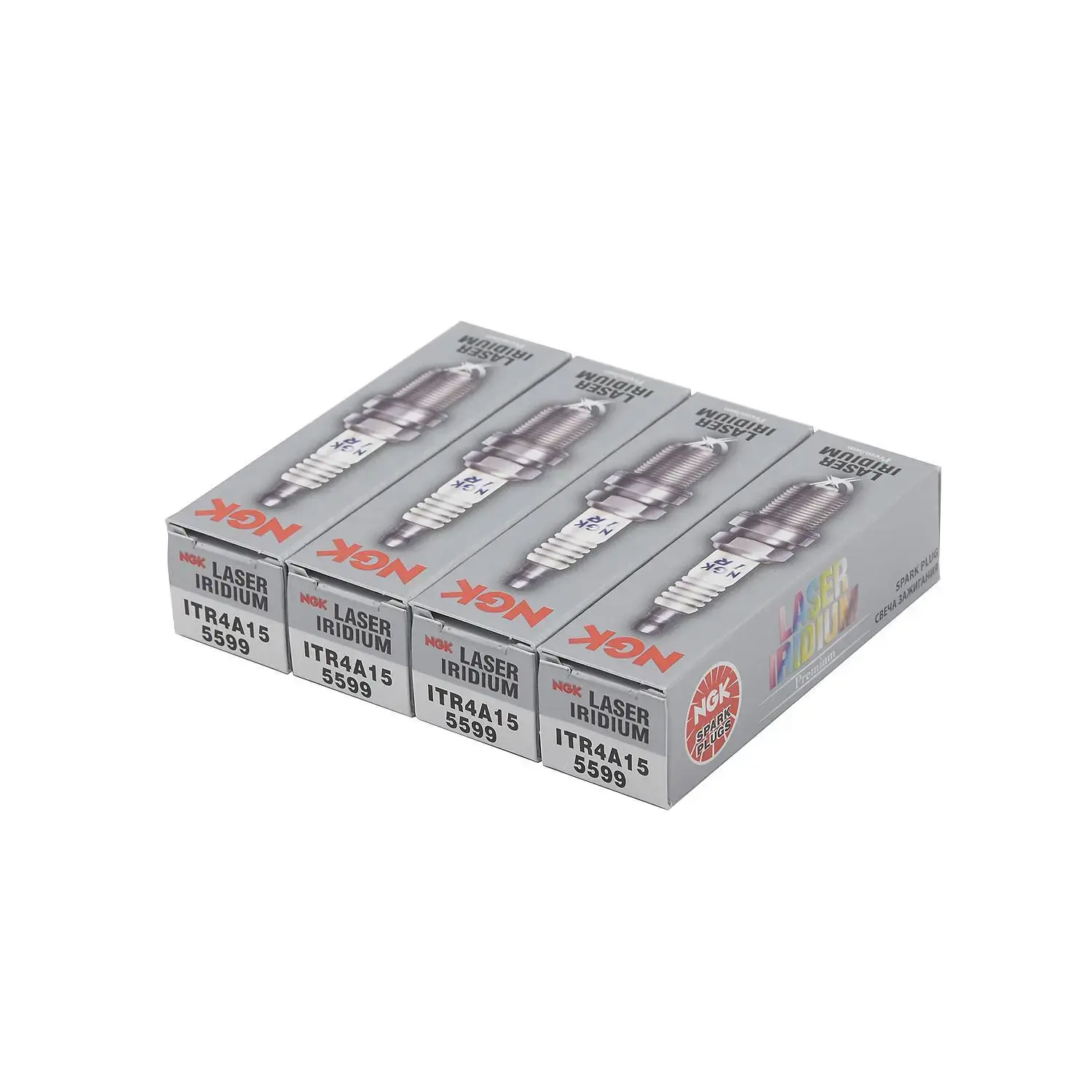 Quicksilver 8M2018369 NGK ITR4A-15 Laser Iridium Spark Plug MerCruiser 4.3L 5.0L 5.7L & 6.2L 8M0204739