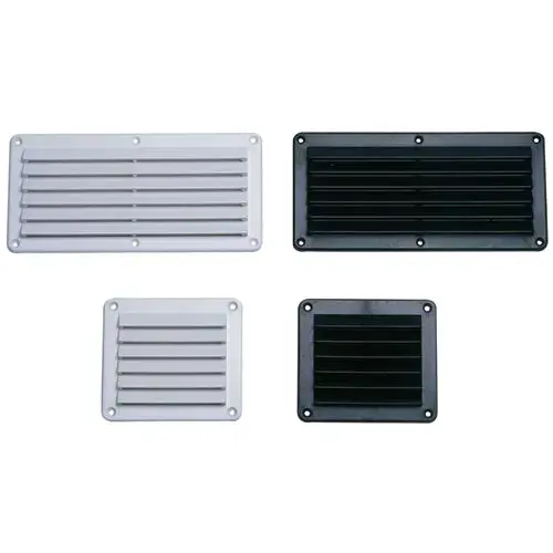 Louvered Ventilator, White, 4-7/8" x 5-1/2" Louvered Ventilator, White, 4-7/8" x 5-1/2"