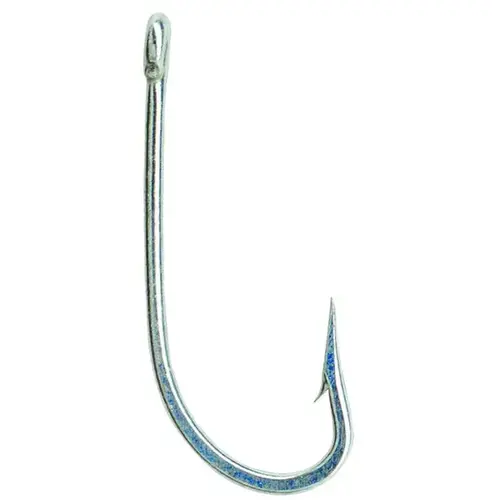 O'Shaughnessy Hook, Duratin Coated, Size 2/0, 8-Pack Silver O'Shaughnessy Hook, Duratin Coated, Size 2/0, 8-Pack Silver