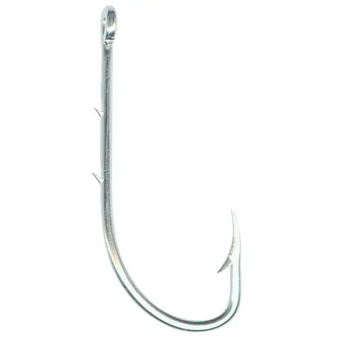 Classic Beak Hook, Nickel, Size 1, 2 Slices in 1X Long Shank, 10-Pack Silver Classic Beak Hook, Nickel, Size 1, 2 Slices in 1X Long Shank, 10-Pack Silver
