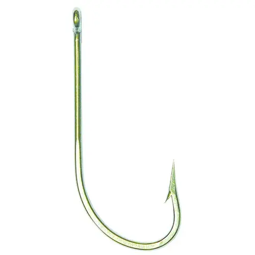 O'Shaughnessy Hook, Stainless Steel, Size 1, 10-Pack Silver O'Shaughnessy Hook, Stainless Steel, Size 1, 10-Pack Silver