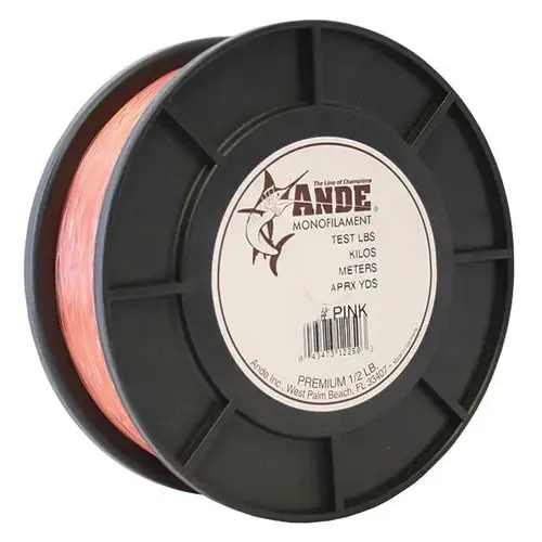 Premium Mono Line 1/2Lb Spool, Pink, 80Lb, 300Yds Premium Mono Line 1/2Lb Spool, Pink, 80Lb, 300Yds
