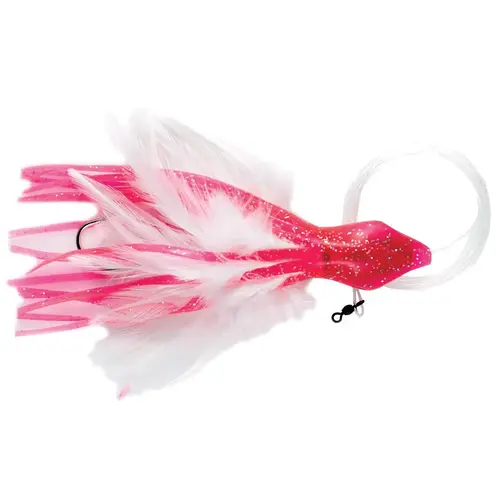Dolphin Delight Rigged Lure, 6" Pink / White Dolphin Delight Rigged Lure, 6" Pink / White