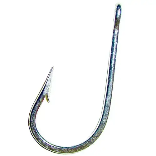 Southern and Tuna Hook, Duratin Coated, Size 8/0, 10-Pack Silver Southern and Tuna Hook, Duratin Coated, Size 8/0, 10-Pack Silver
