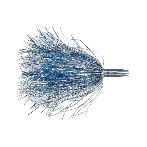 Mini Turbo Slammer Fishing Lure, 5 1/2" Blue/Silver/Blue Mylar Mini Turbo Slammer Fishing Lure, 5 1/2" Blue/Silver/Blue Mylar
