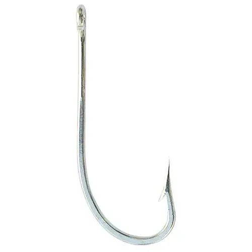 O'Shaughnessy Hook, Duratin Coated, Size 6/0, Ringed/Open Soft Eye, 5-Pack Silver O'Shaughnessy Hook, Duratin Coated, Size 6/0, Ringed/Open Soft Eye, 5-Pack Silver