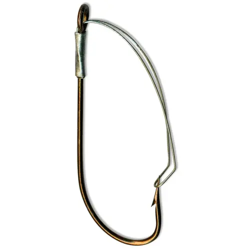 Classic Worm Hook, Bronze, Size 3/0, Weedless/Sproat Bend, 3-Pack Classic Worm Hook, Bronze, Size 3/0, Weedless/Sproat Bend, 3-Pack